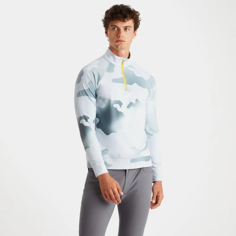 Áo Tay Dài Golf G/Fore Nam Gradient Camo Quarter Zip Slim Fit Mid Layer