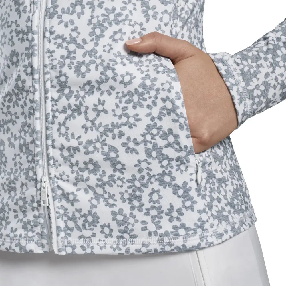 Áo Tay Dài Th Thao G/Fore N Floral Print Full Zip Golf