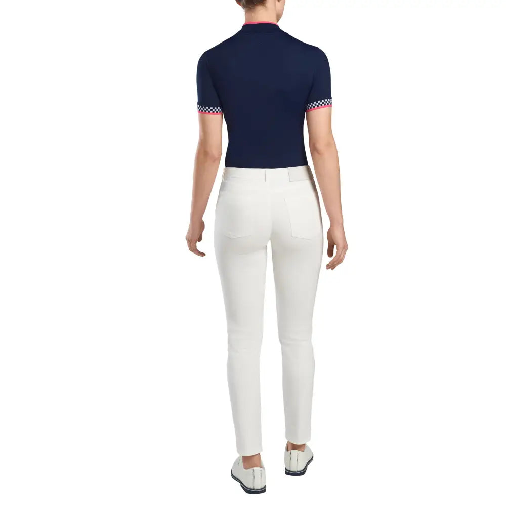 Áo Tay Ngn Th Thao G/Fore N Womens Tops W/Feather Weight Mock Neck Golf
