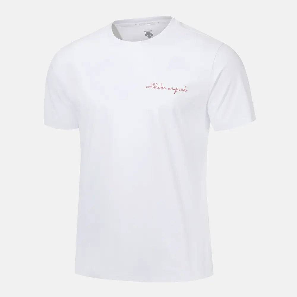 Áo Th Thao Descente Nam Mens Regular Fit Square Graphic Short Sleeve T-Shirts Trng / M Th Thao