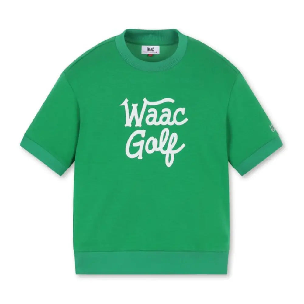 Áo Th Thao N Waac Detachable Collar Ss Sweatshirt Xanh Lá Cây / 1 Tay Ngn Golf