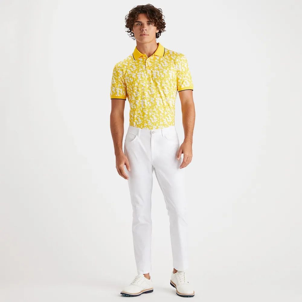 Áo Golf Polo tay ngắn Nam G/Fore CUT OUT FLORAL JERSEY POLO