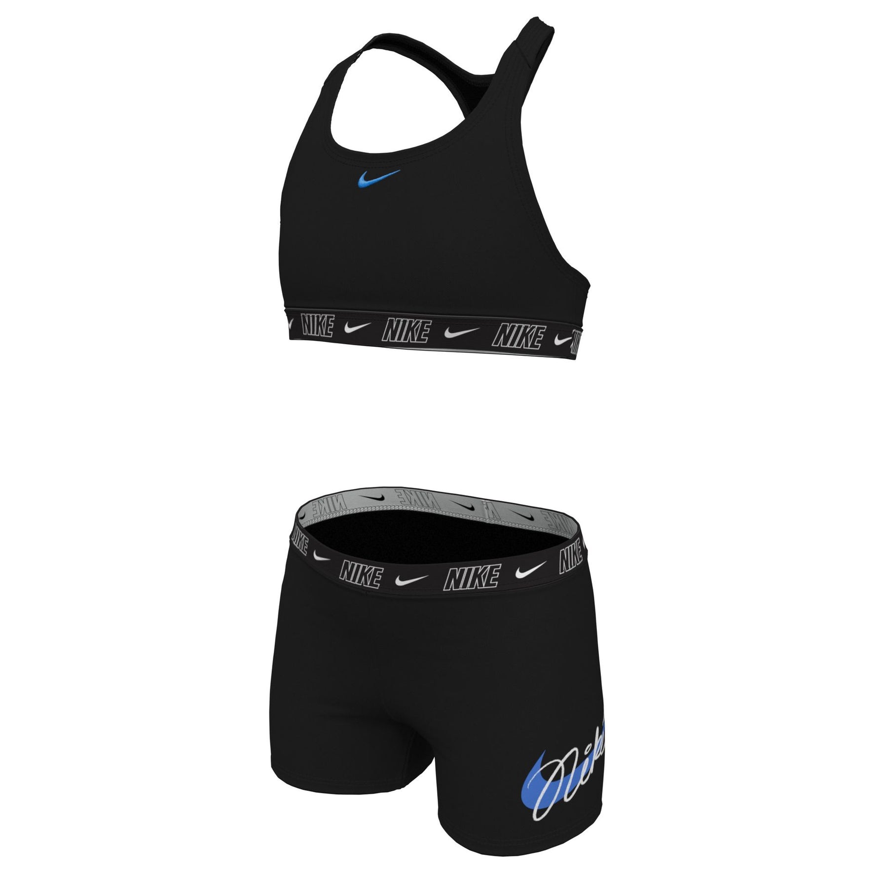 Đồ Bơi Thể Thao Hai Mảnh Bé Gái Nike Swim Bikini And Short Sets