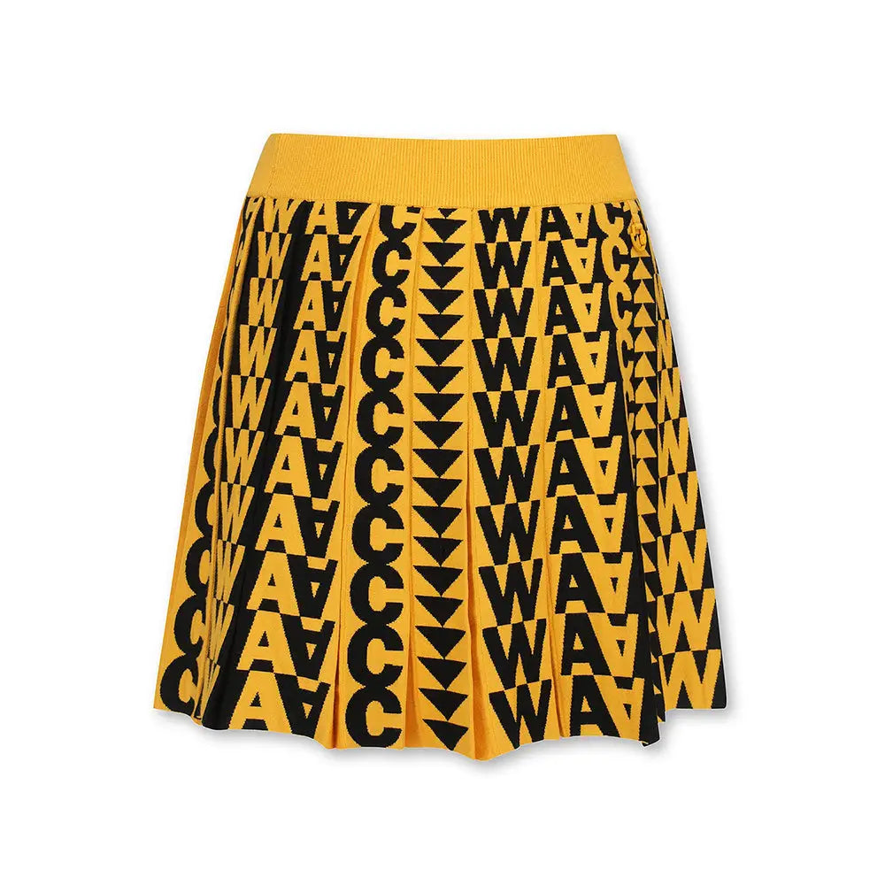 Chân Váy Th Thao Waac N W Fall Logo Pattern Knit Pleats Skirt Golf