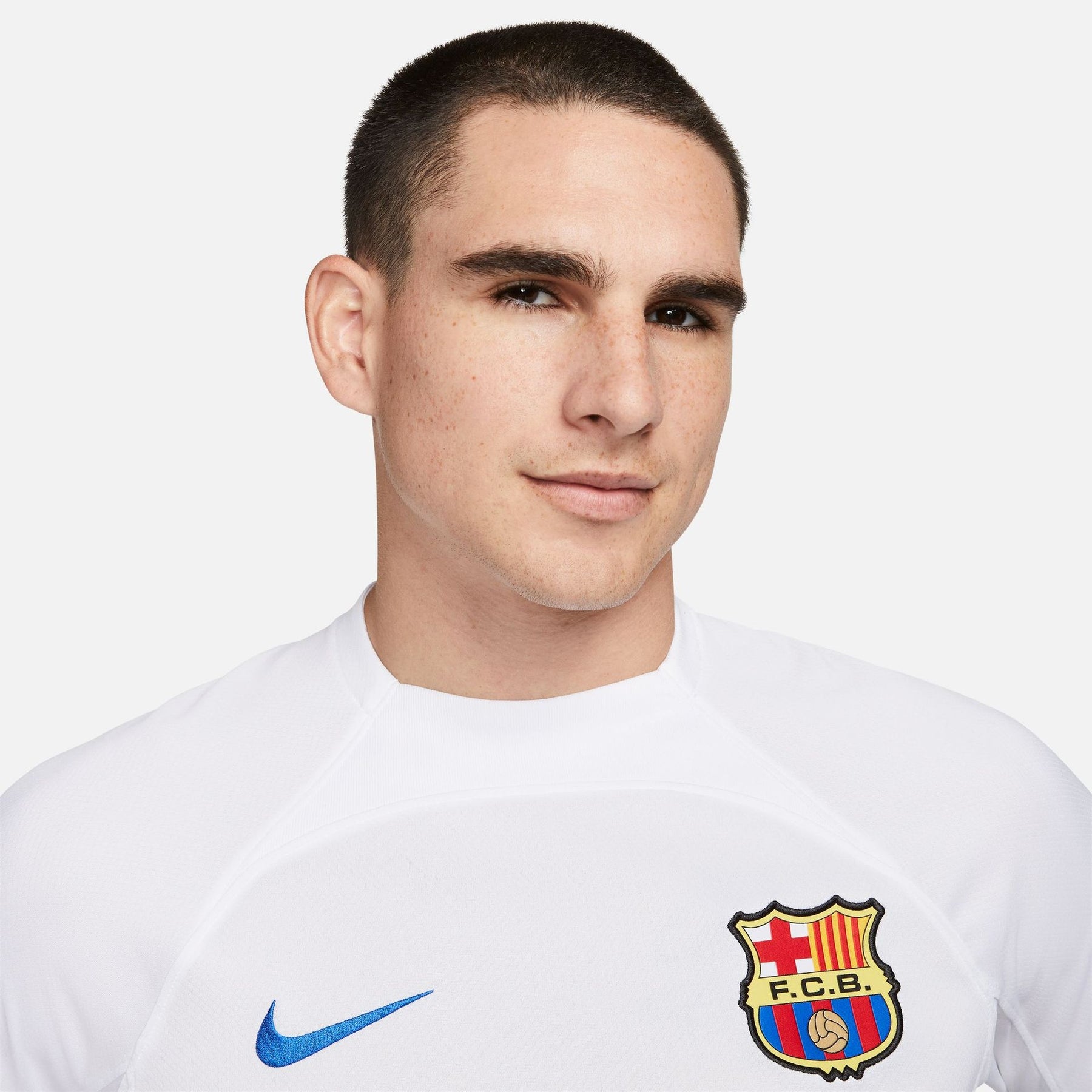 Áo Thể Thao tay ngắn Nam FCB M NK DF STAD JSY SS AW