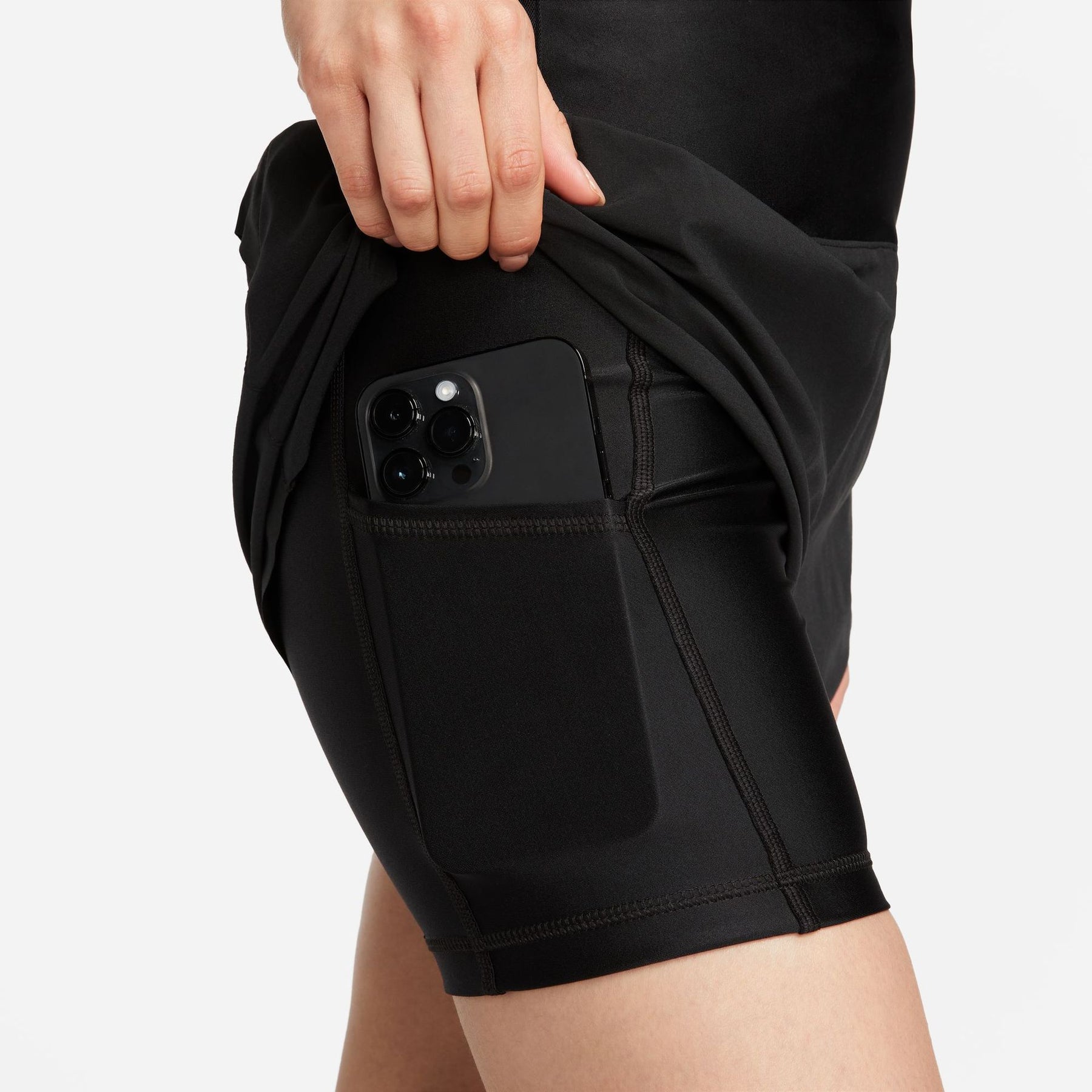 Quần Thể Thao Ngắn Nữ Nike As W Nk Swift Df Mr 3In2N1Shrt