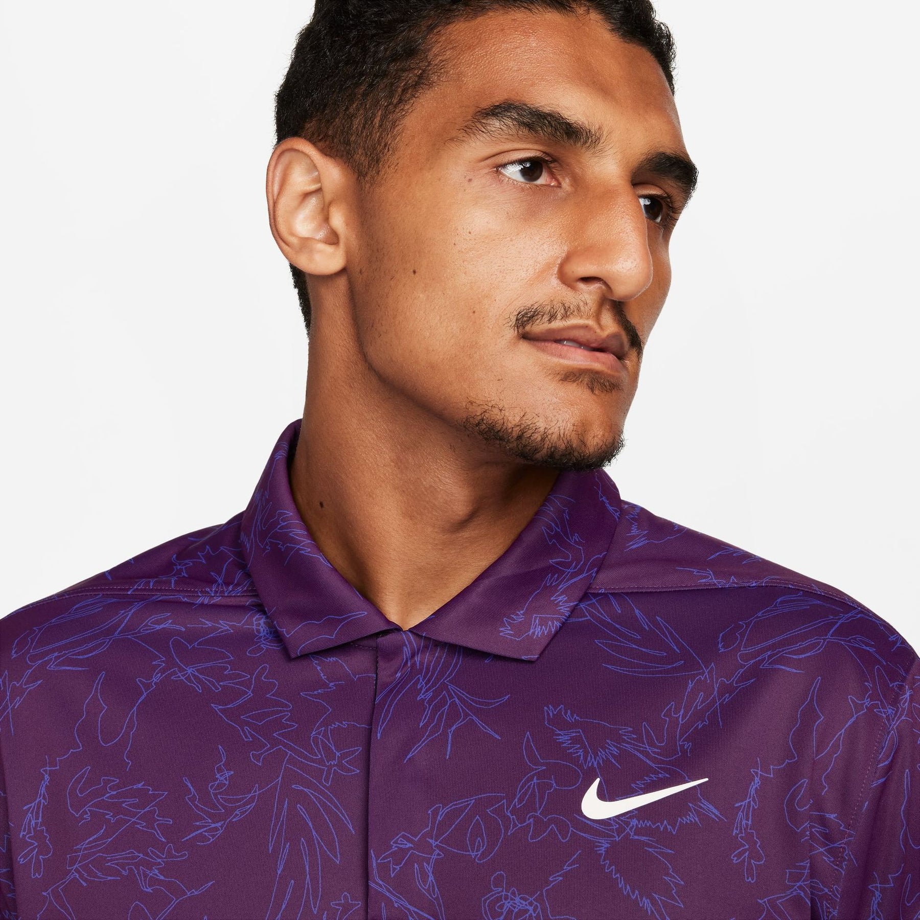 Áo Golf tay ngắn thể thao Nam Tiger Woods Men's Nike Dri-FIT