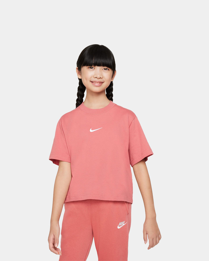 Áo Thể Thao Tay Ngắn Thời Trang Trẻ Em Nữ Nike G Nsw Tee Essntl Ss Boxy