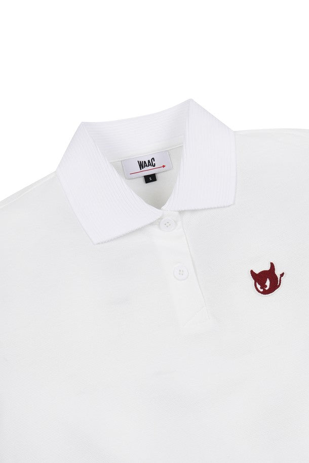 Áo Golf WAAC Nữ Waacky Color-blocked Rib SS Polo