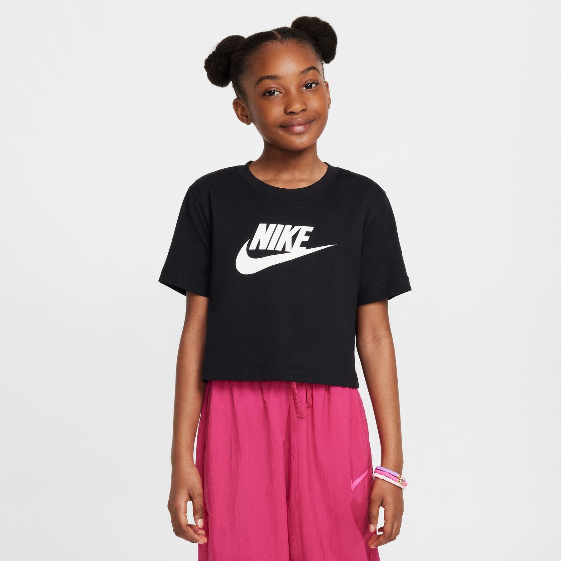 Áo Thể Thao Tay Ngắn Thời Trang Trẻ Em Nữ Nike G Nsw Tee Crop Futura Hbr