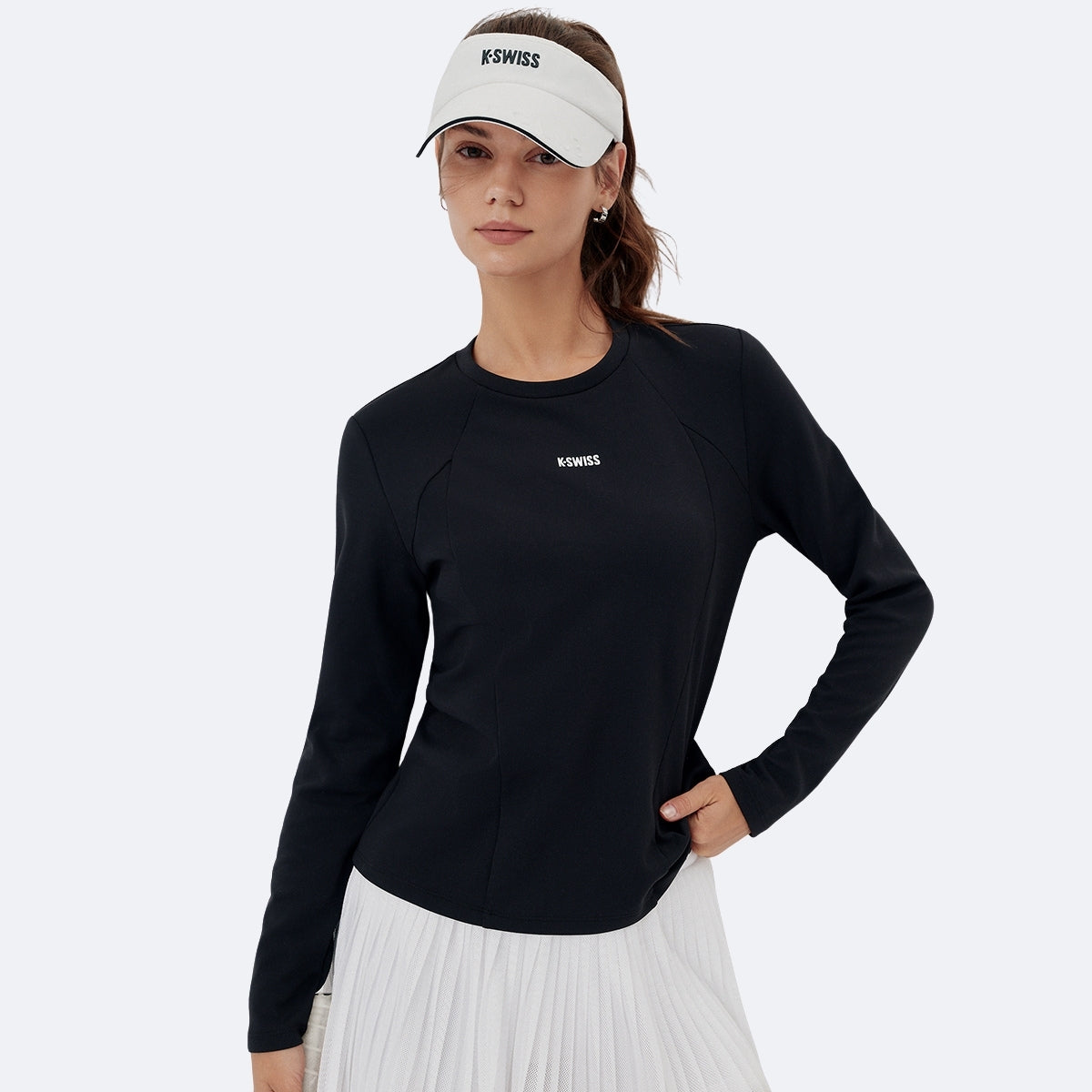 Áo Tay Dài Thể Thao Quần Vợt/ Pickleball Nữ K-Swiss Long Sleeve Tee