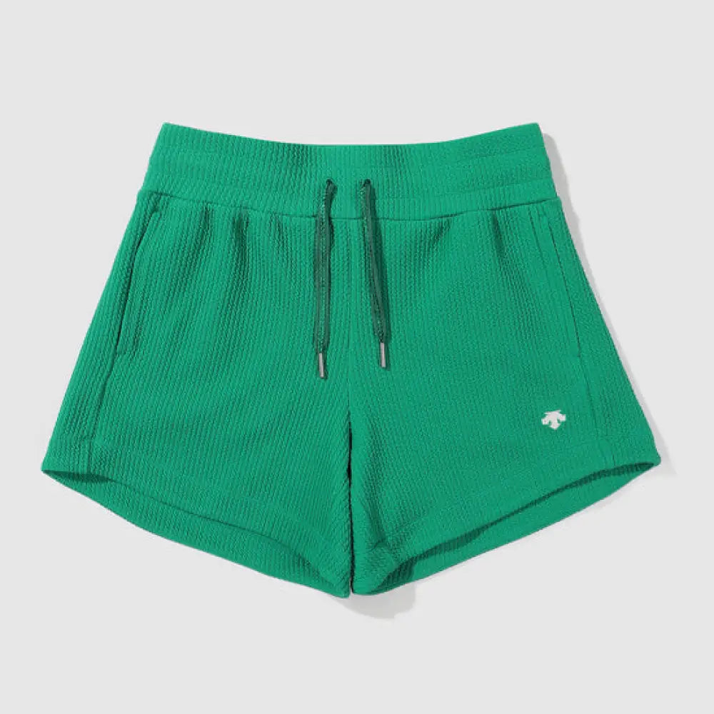 Qun Shorts Descente Ws Training N Womens Knee-Length Ribbed Xanh Lá Cây Nht / 2Xs Ngn Th Thao
