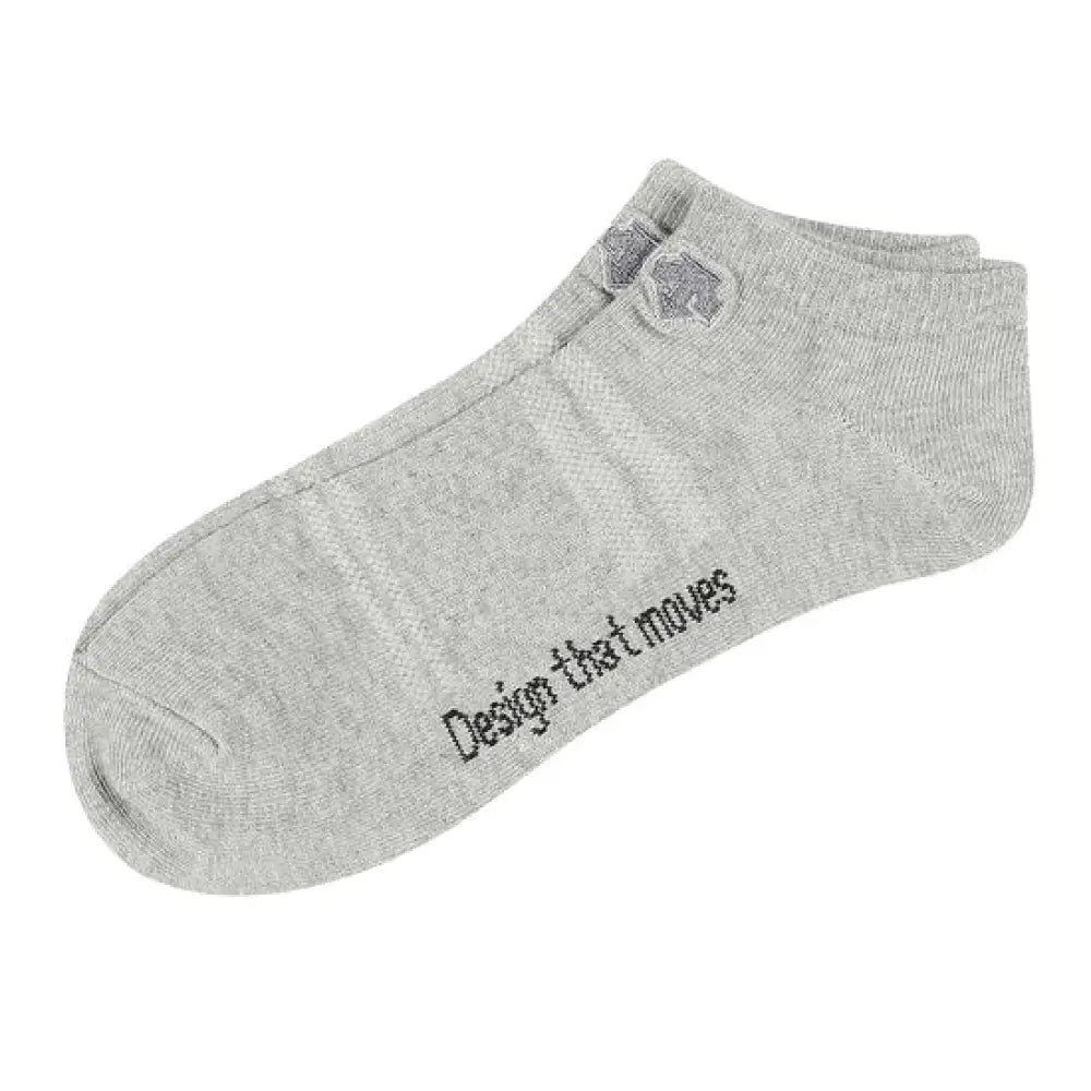 V Th Thao Descente Unisex Standard Basic Socks Xám Xanh Nht / 25