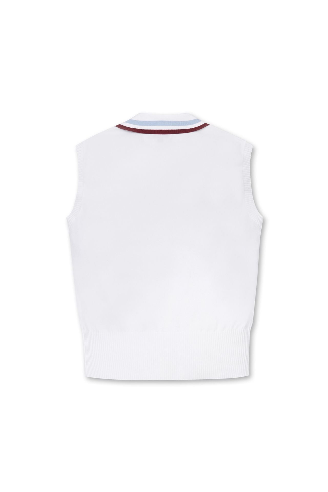 Áo Golf WAAC Nữ Tipping Half Zip Knit Sleeveless