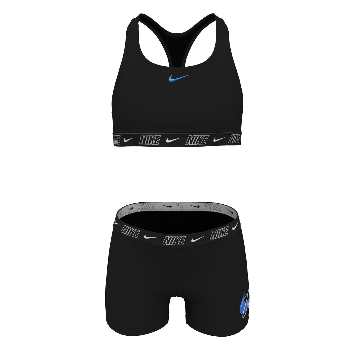 Đồ Bơi Hai Mảnh Bé Gái Nike Swim Bikini And Short Sets