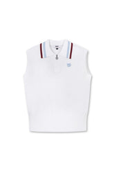 Áo Golf WAAC Nữ Tipping Half Zip Knit Sleeveless