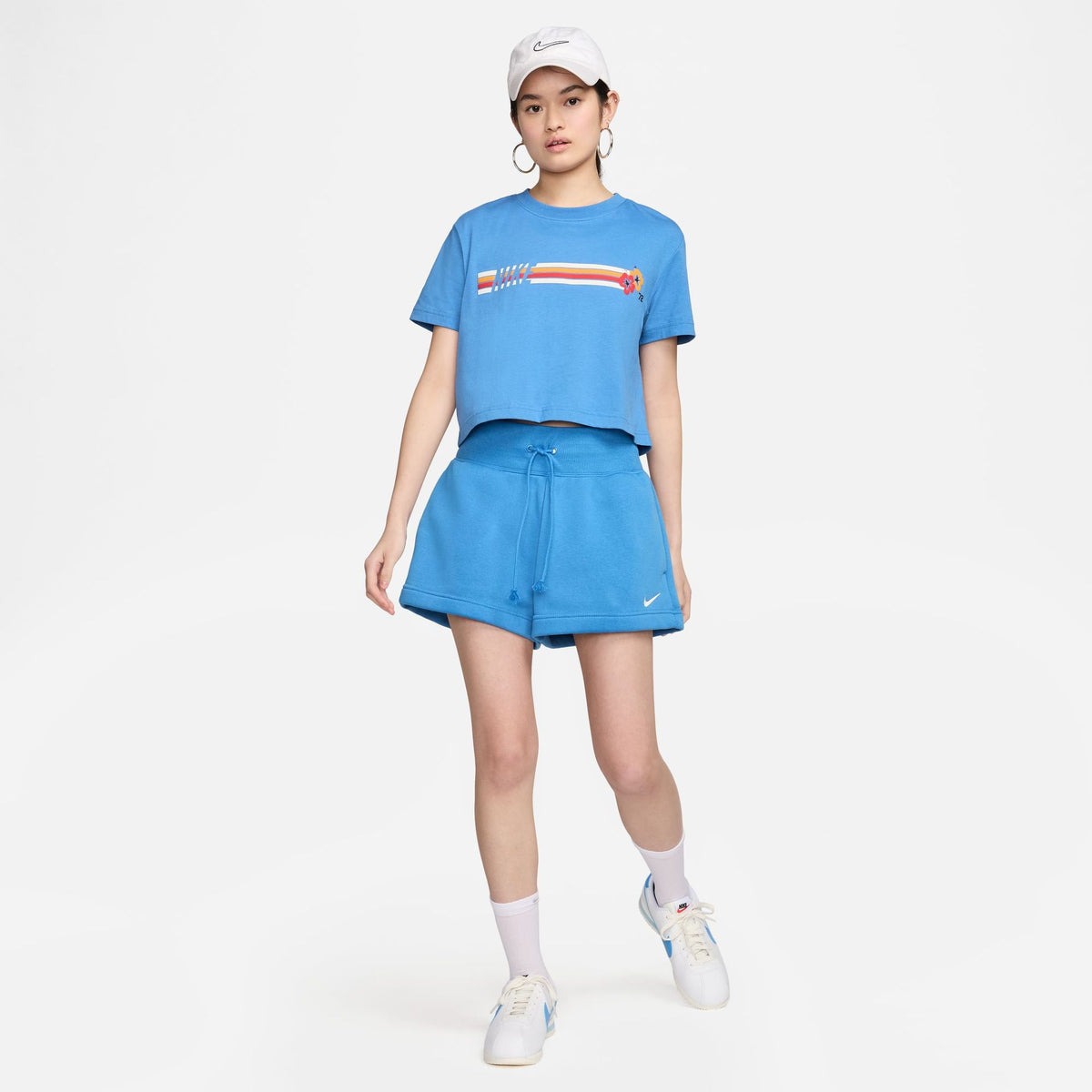 Áo Thể Thao Tay Ngắn Thời Trang Nữ Nike As W Nsw Crp Tee Ncps