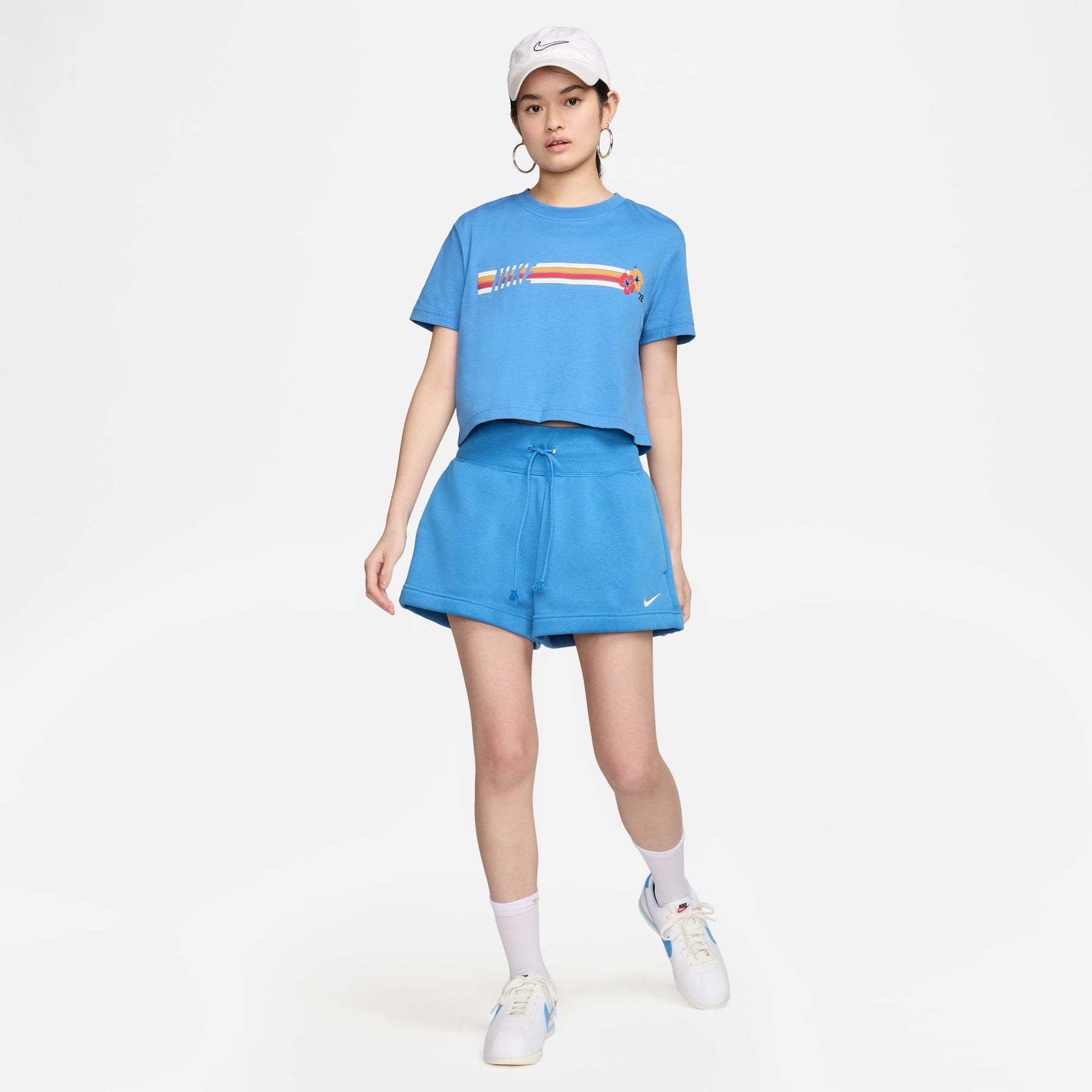 Áo Tay Ngắn Thời Trang Nữ Nike As W Nsw Crp Tee Ncps