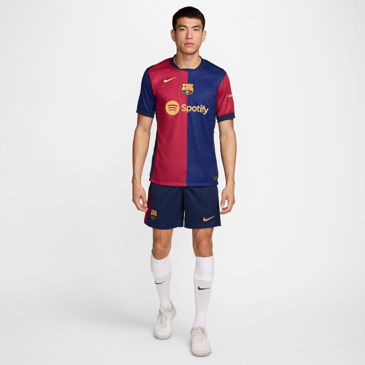 Áo Tay Ngắn Thể Thao Nam Nike Fcb M Nk Df Jsy Ss Stad Hm