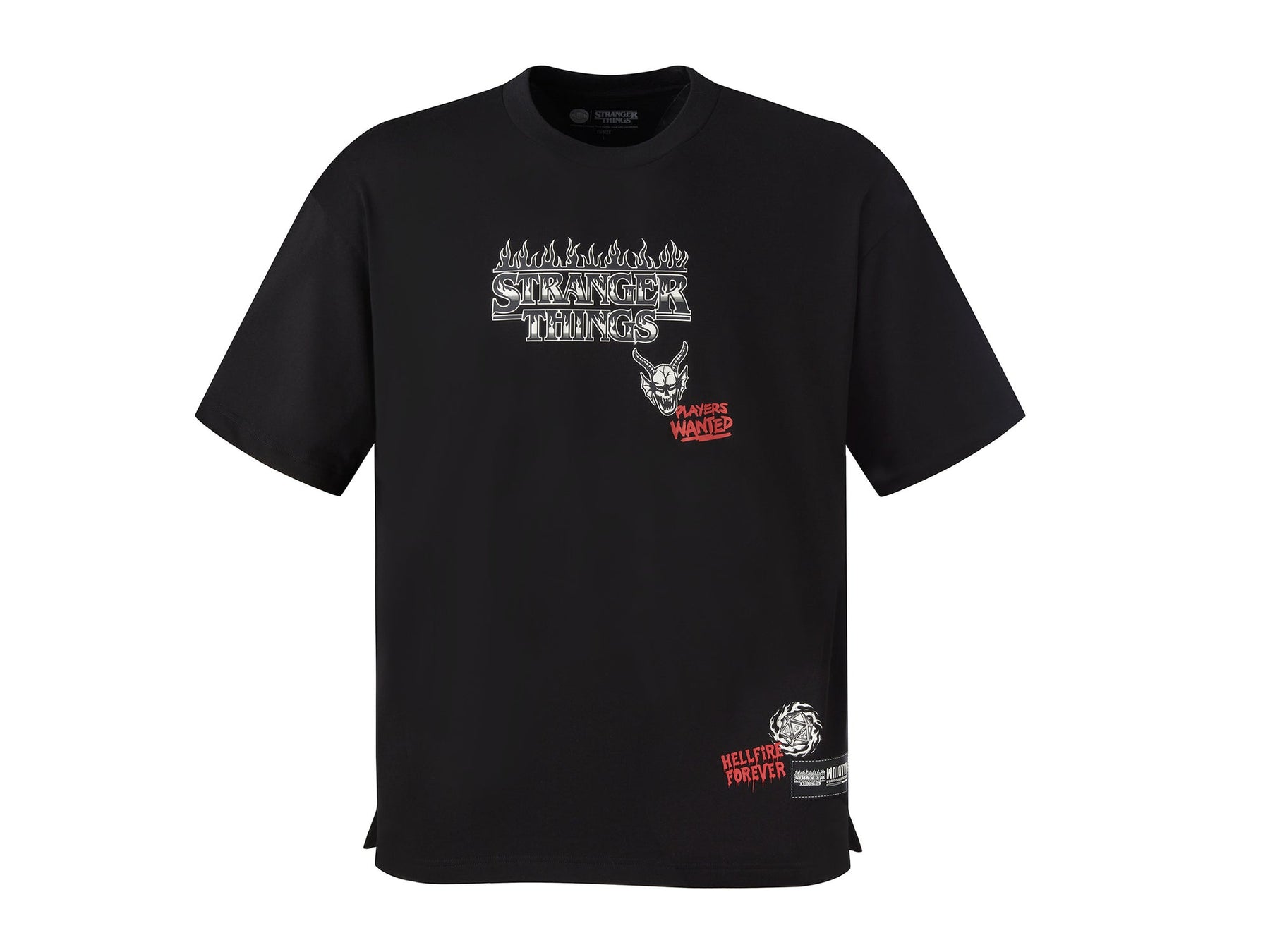 Áo tay ngắn thể thao thời trang UNISEX PALLADIUM HELL FIRE TEE STRANGER THING COLLAB