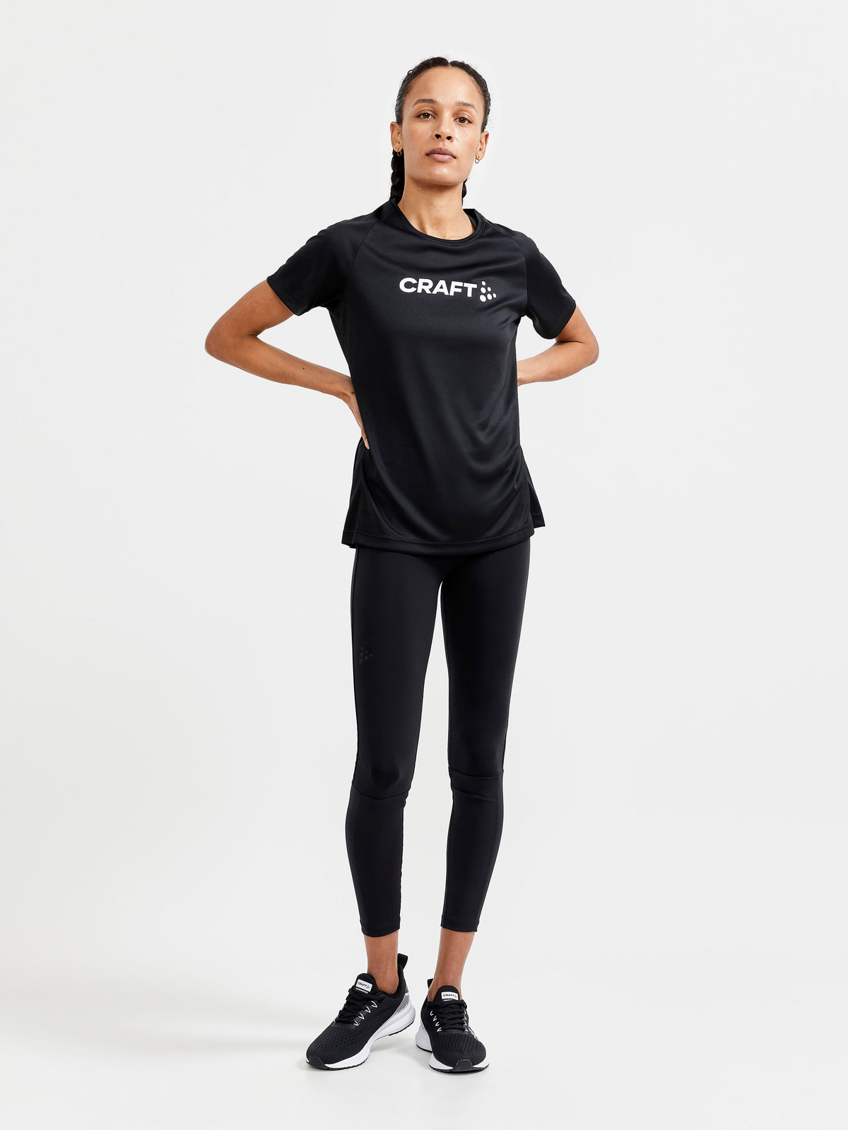 Áo Thể Thao Chạy Bộ Nữ Craft Core Essence Logo Tee W