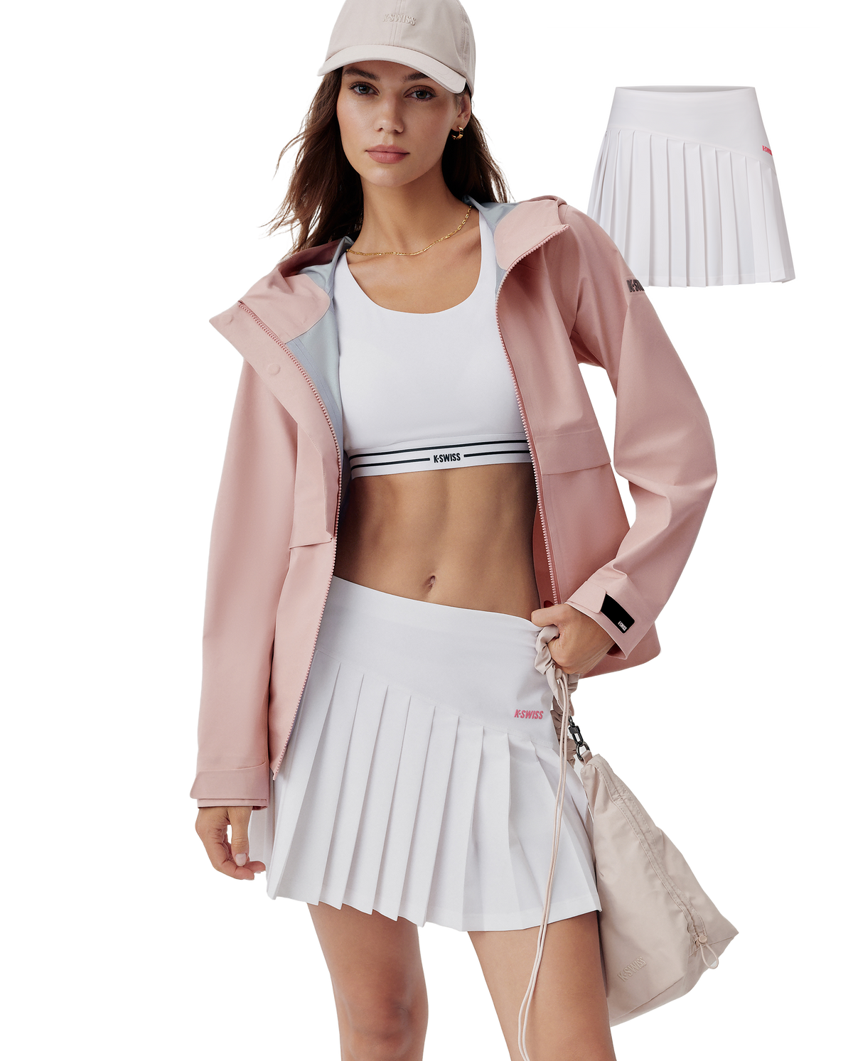 Váy Thể Thao Quần Vợt/ Pickleball Nữ K-Swiss Knit Skirt