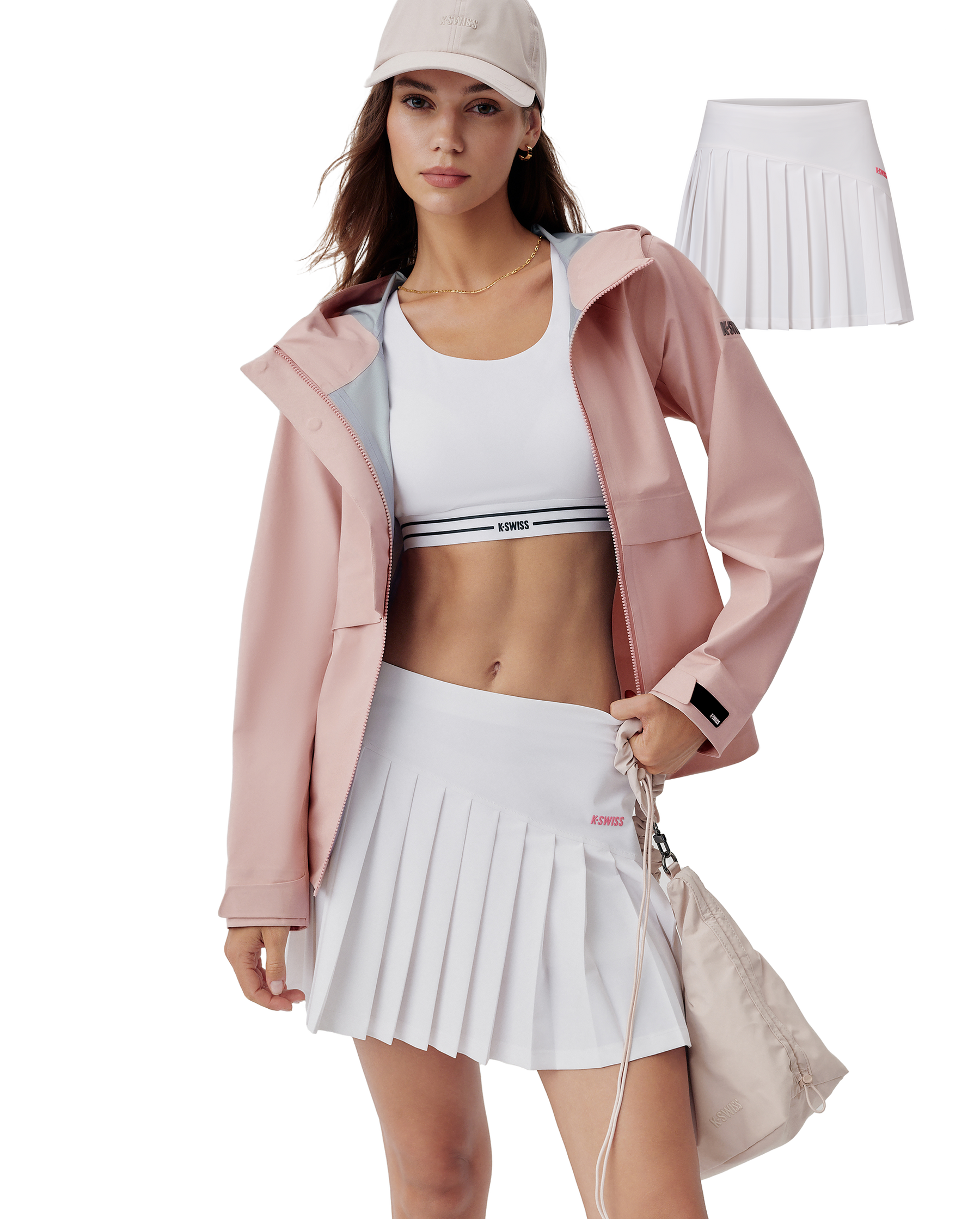 Váy Thể Thao Quần Vợt/ Pickleball Nữ K-Swiss Knit Skirt