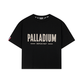 Áo Tay Ngắn Thể Thao Thời Trang Nữ Palladium Cropped Casual Logo T-Shirt PALLAPEAK
