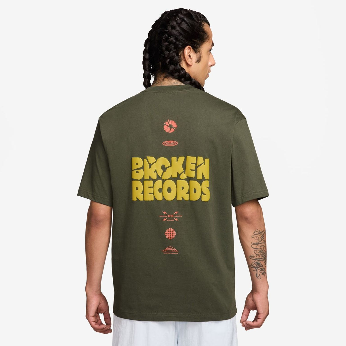 Áo Tay Ngắn Thể Thao Thời Trang Nam Nike M J Nc Rcrds Gfx Ss Crew
