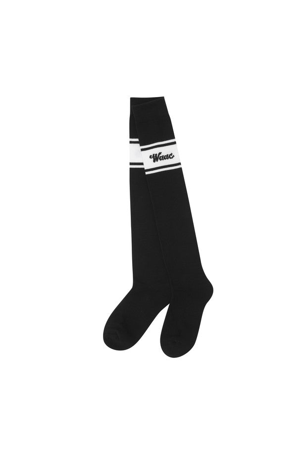 Vớ Thể Thao WAAC Nữ Women Logo Over Knee Socks