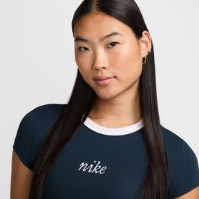 Áo Tay Ngắn Thời Trang Nữ Nike As W Nsw Nk Chll Knt Md Crp Wr