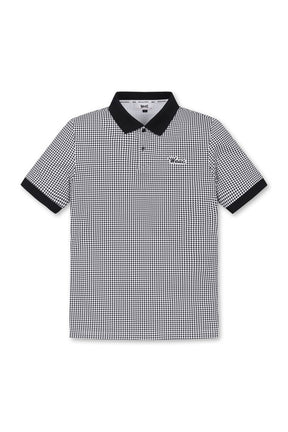 Áo Golf WAAC Nam Argyle Patterned SS Polo