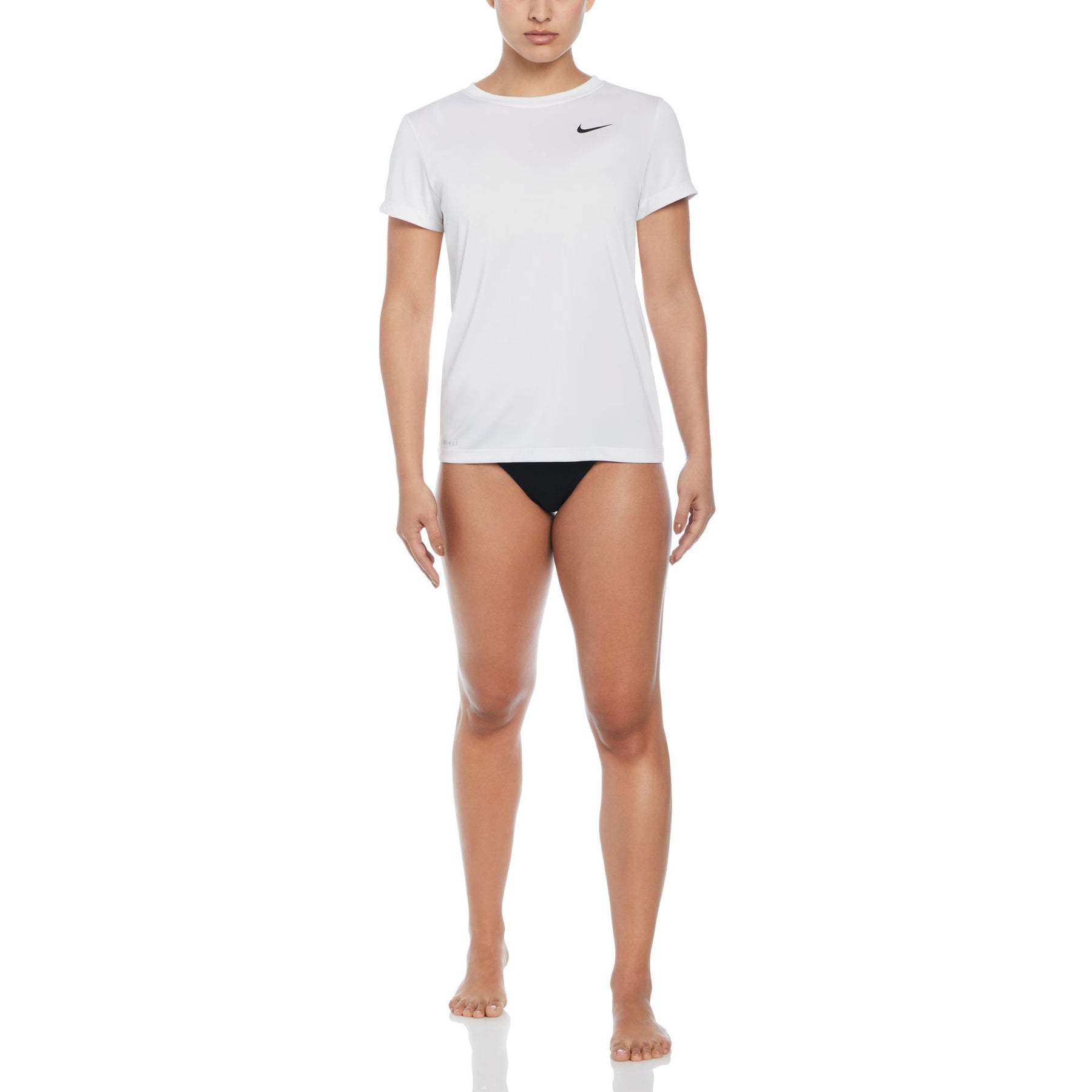 Áo Bơi Nữ Nike Swim Short Sleeve Hydroguard