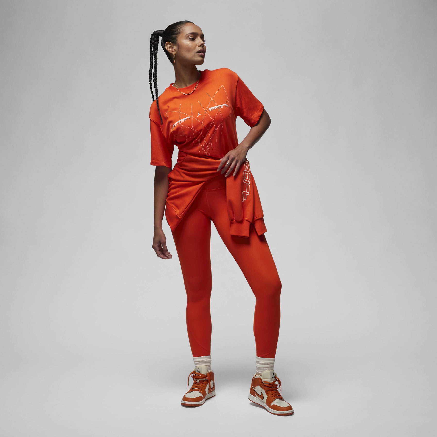 Áo Tay Ngắn Thể Thao Thời Trang Nữ Nike W J Spt Ss Tee Gfx