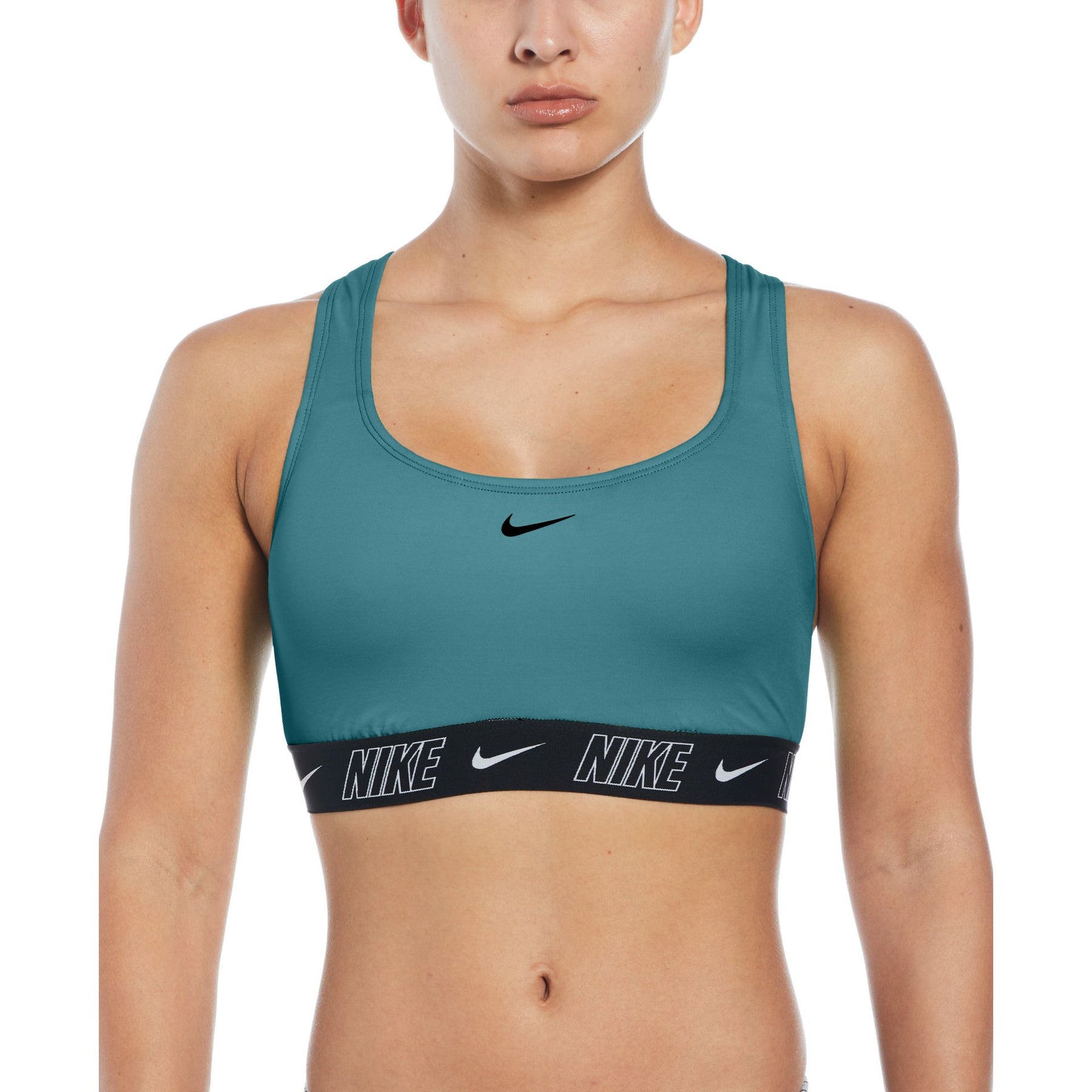 Áo bơi Nữ NIKE SWIM Nike Fusion Logo Tape Racerback Bikini Top