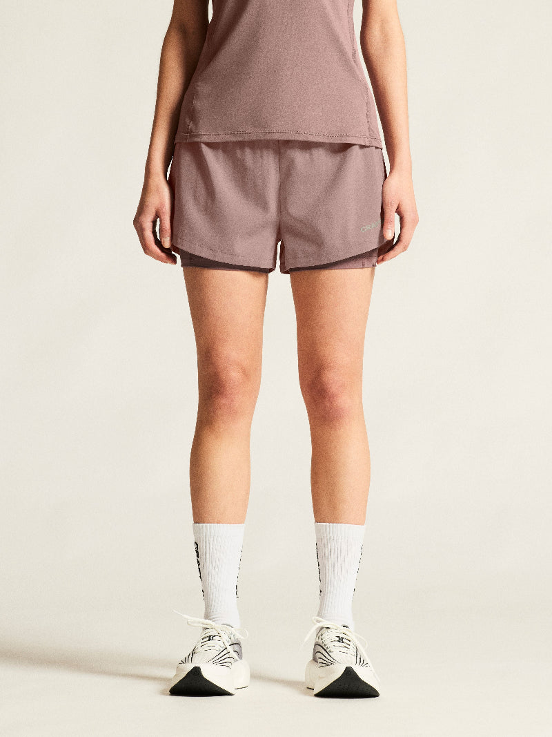 Quần Ngắn Thể Thao Chạy Bộ Nữ Craft Adv Essence 2-In-1 2 W