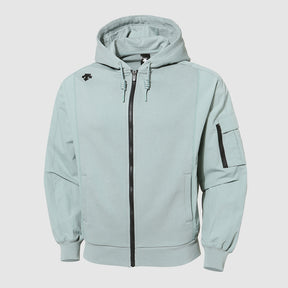 Áo Khoác Hoodie Dây Kéo Phom Rộng Nam DESCENTE