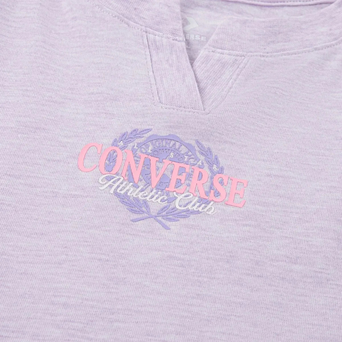 Áo Tay Ngắn Thể Thao Bé Gái Converse CNVG VARSITY RAGLAN KNIT TOP