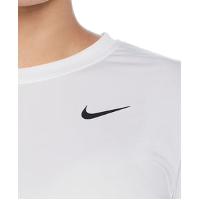 Áo Bơi Nữ Nike Swim Short Sleeve Hydroguard