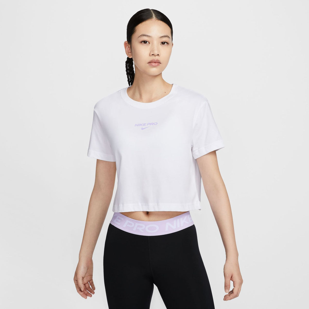 Áo Tay Ngắn Thể Thao Nữ Nike As W Nk Df Pro Ss Crp Tee