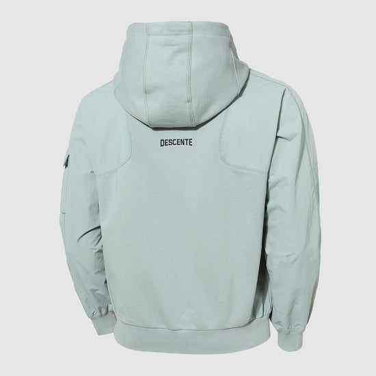 Áo Khoác Hoodie Dây Kéo Phom Rộng Nam DESCENTE