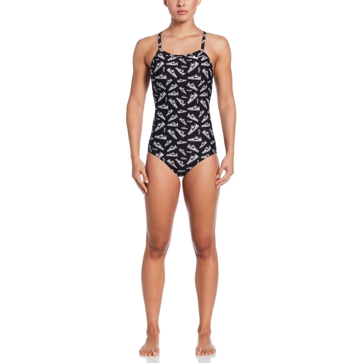 Đồ Bơi Thể Thao Một Mảnh Nữ Nike Swim Racerback One Piece (Phom Ôm Sát - không đệm ngực)