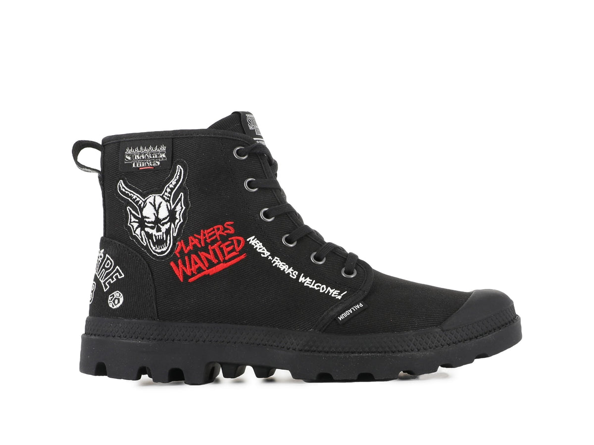 Giày thể thao thời trang UNISEX PALLADIUM PAMPA HELLFIRE STRANGER THING METROPOLITAN