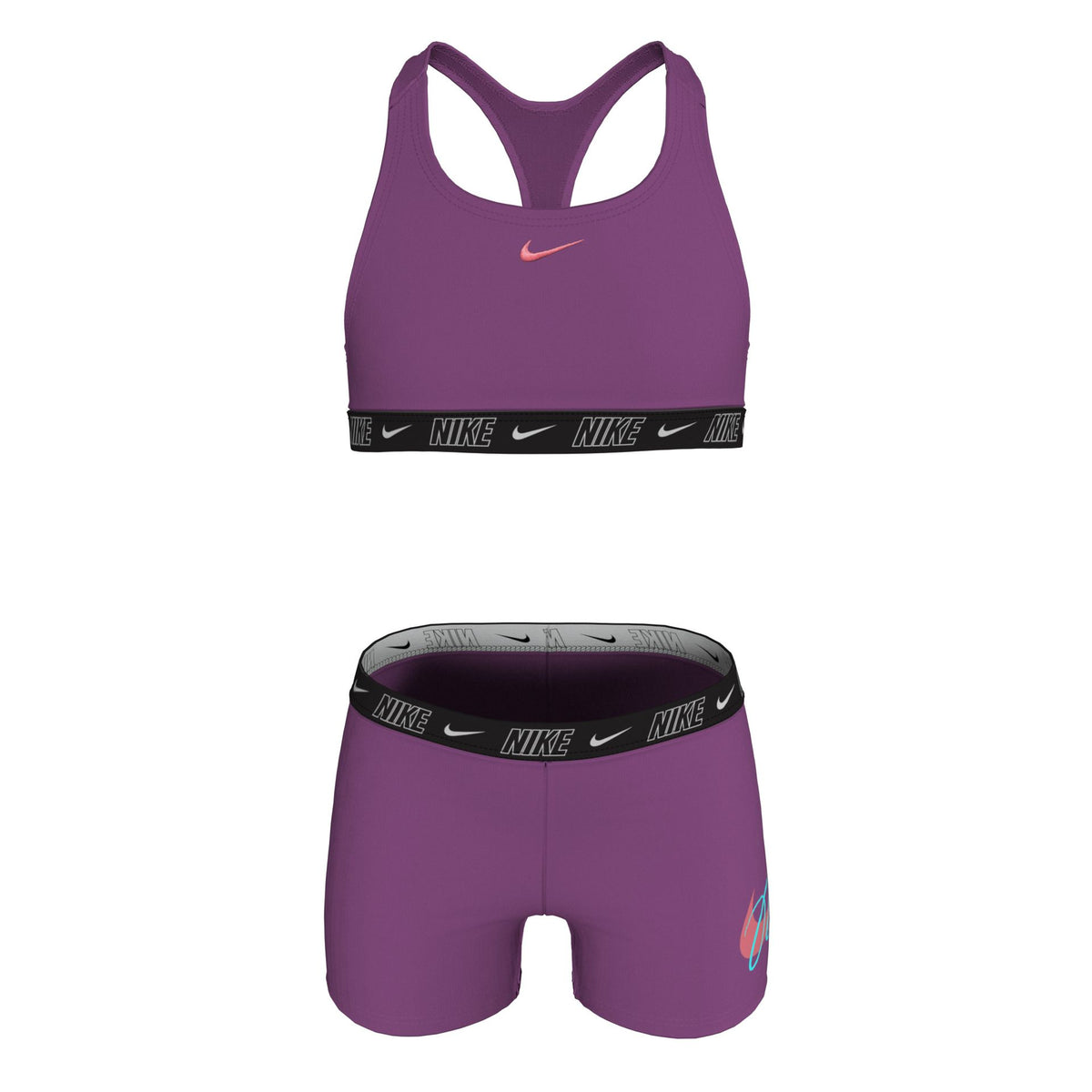 Đồ Bơi Thể Thao Hai Mảnh Bé Gái Nike Swim Bikini And Short Sets