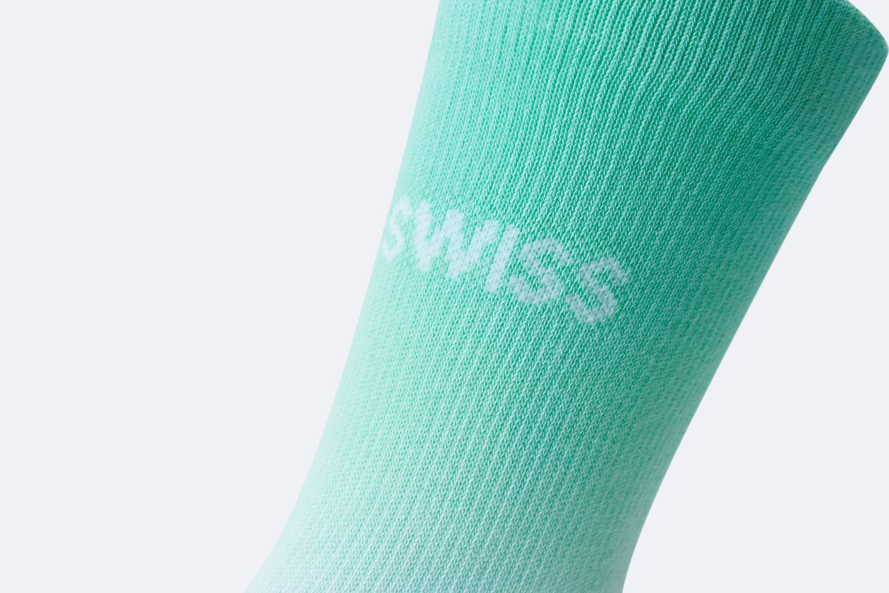 Vớ Thể Thao Thời Trang Nữ K-Swiss Flat High Crew Socks