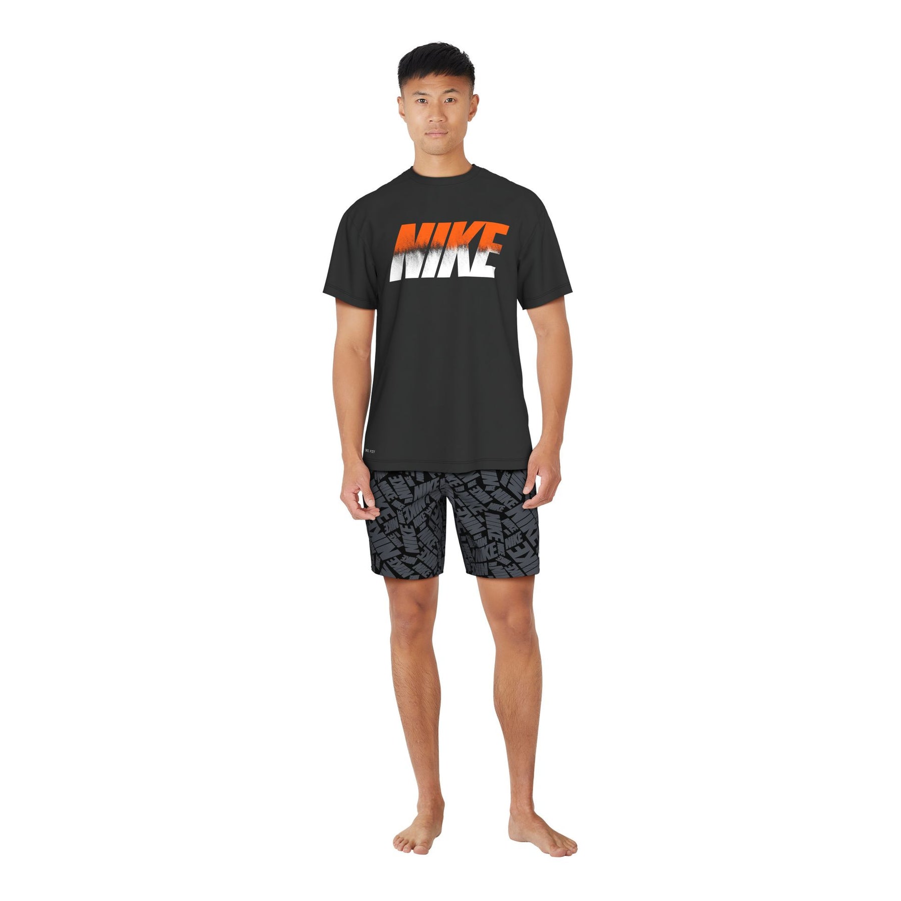 Áo Bơi Thể Thao Nam Nike Swim Short Sleeve Hydroguard