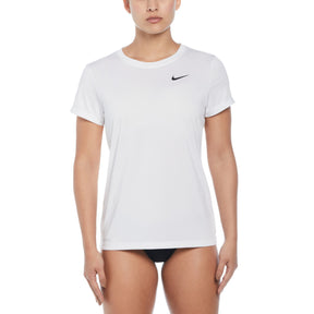 Áo Bơi Nữ Nike Swim Short Sleeve Hydroguard