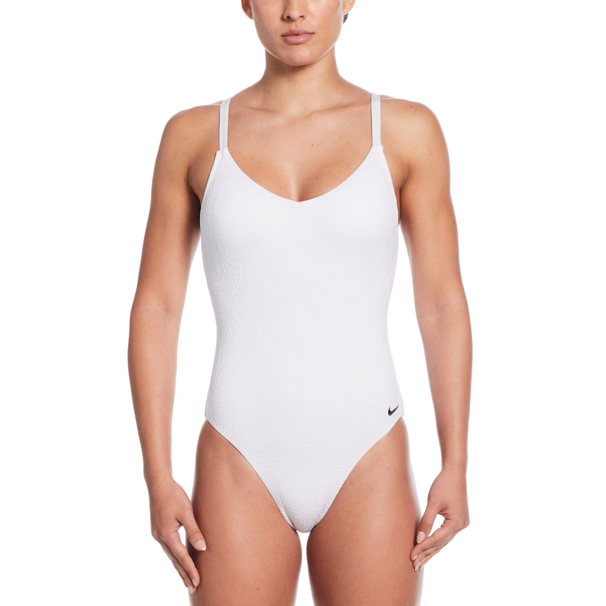 Đồ Bơi Thể Thao Một Mảnh Nữ Nike Swim V-Neck One Piece