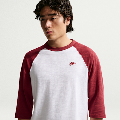 Áo Tay Ngắn Thể Thao Thời Trang Nam Nike As M Nk Club 3/4 Raglan Top