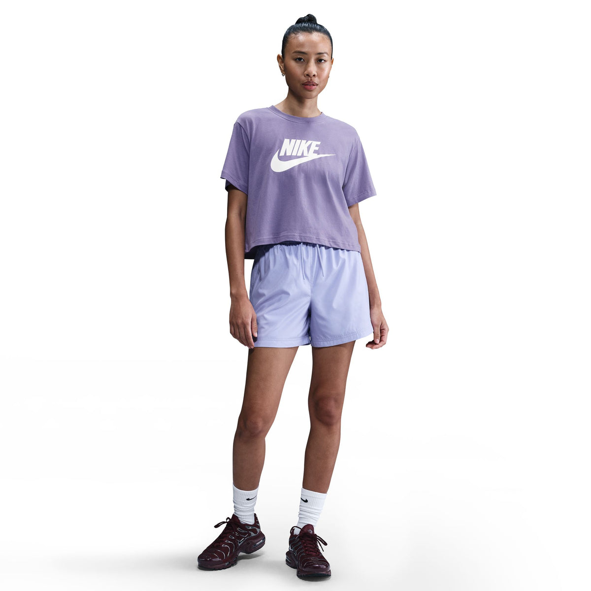 Áo Tay Ngắn Thời Trang Nữ NIKE As W NSW Tee Essntl CRP Icn Ft